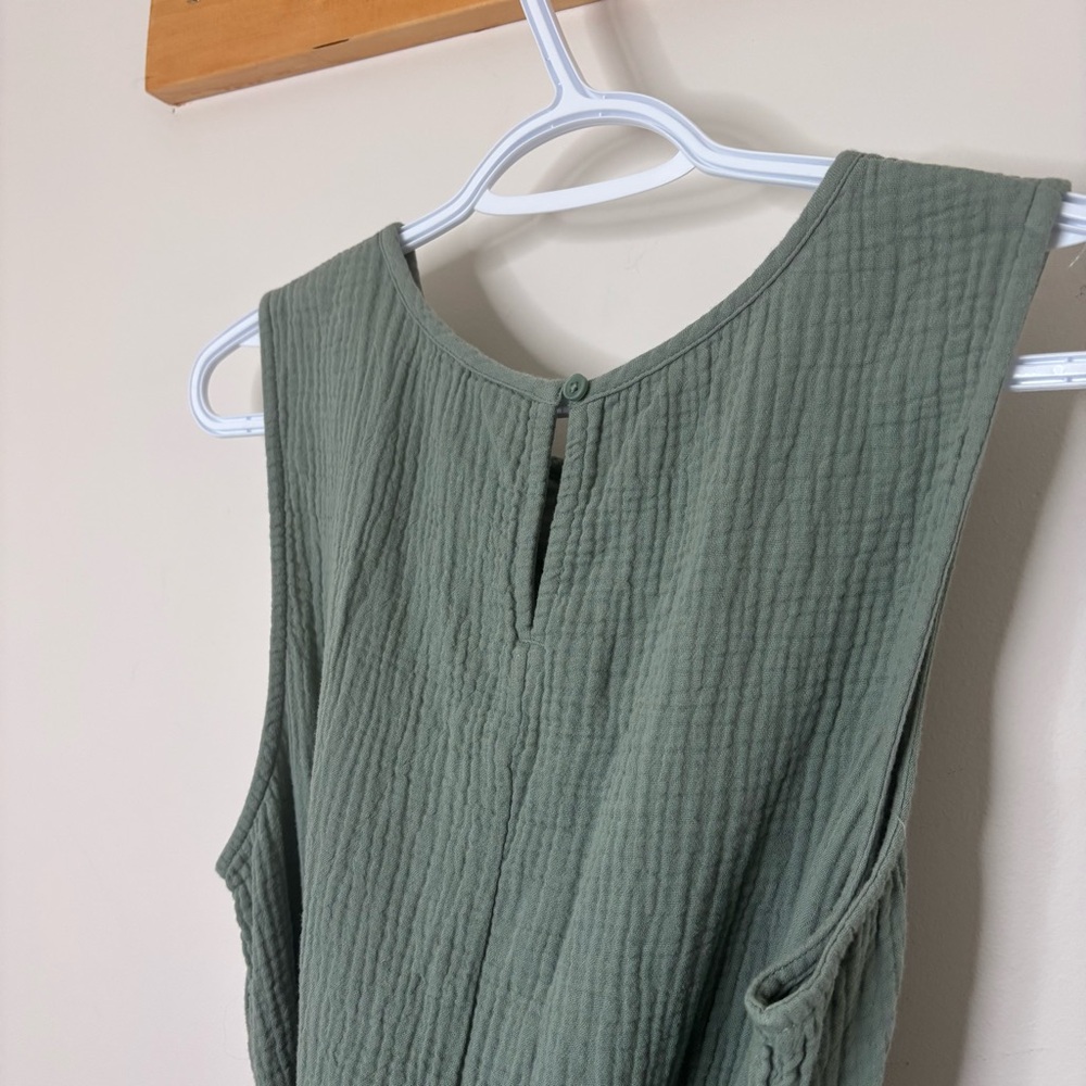 #271 GAP Ruffle Hem Gauze Dress - Picture 11 of 12